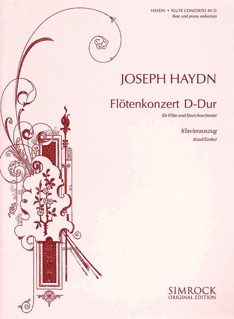 Front Cover Image Flötenkonzert D-Dur Hob. VII/D1 