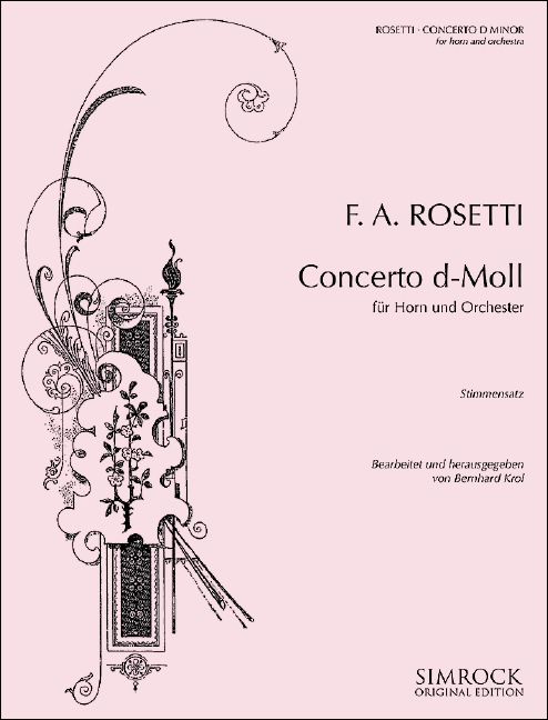 Front Cover Image Hornkonzert d-Moll Murray C38 