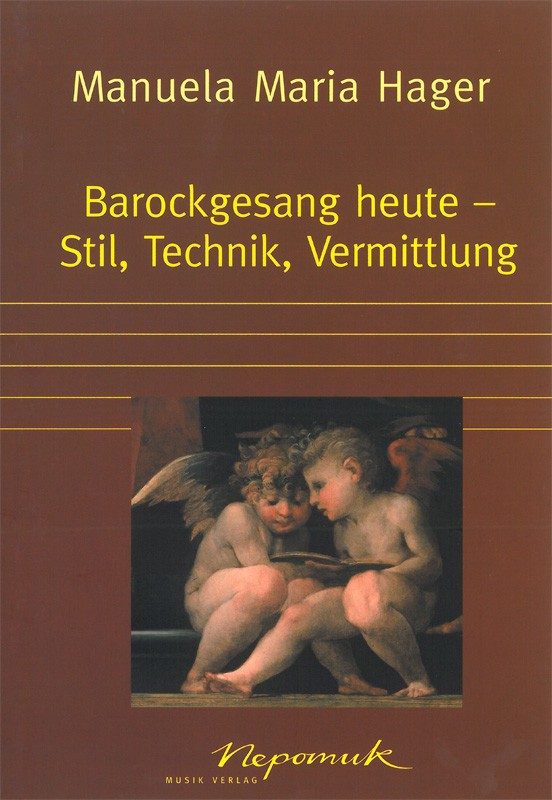 Front Cover Image Barockgesang heute. Stil, Technik, Vermittlung