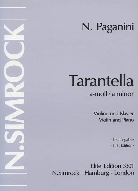 Front Cover Image Tarantella a-Moll 