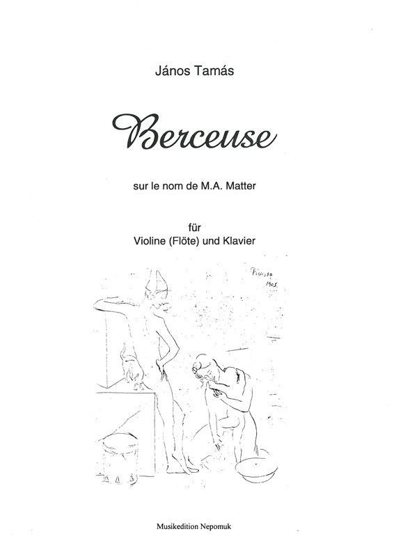 Front Cover Image Berceuse