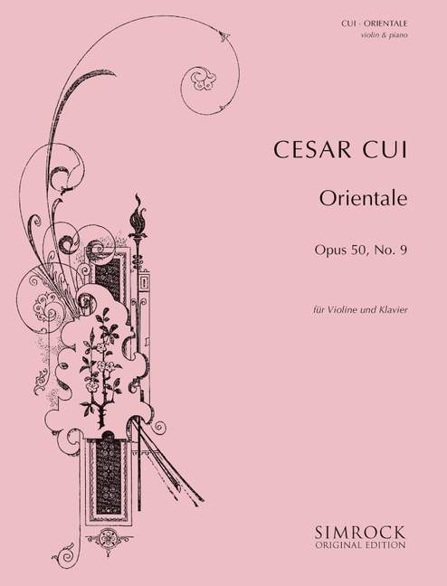 Front Cover Image Orientale op. 50/9 