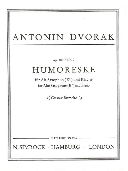 Front Cover Image Humoreske op. 101/7 