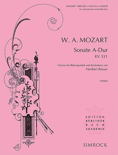 Front Cover Image Sonate A-Dur KV 331 