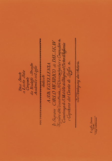 Front Cover Image Due Sonate a Liuto solo 