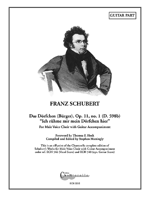 Front Cover Image Das Dörfchen op. 11/1 D 598b 