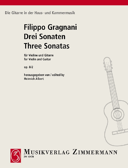 Front Cover Image Drei Sonaten op. 8/2 