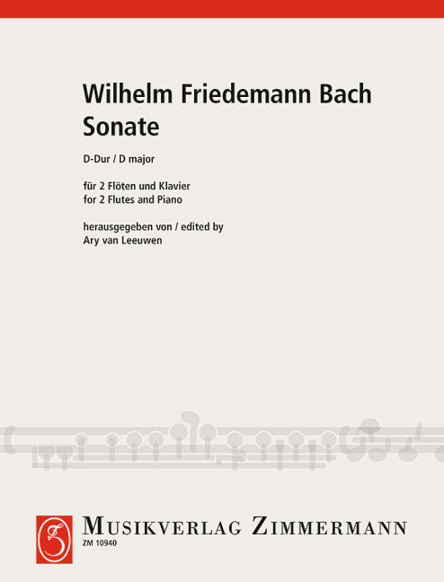 Front Cover Image Sonate D-Dur 