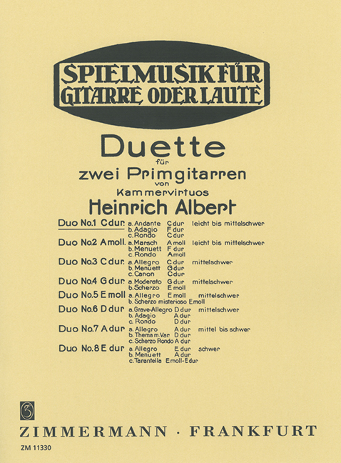 Front Cover Image Duette 