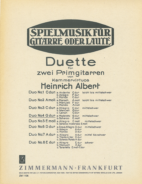 Front Cover Image Duette 