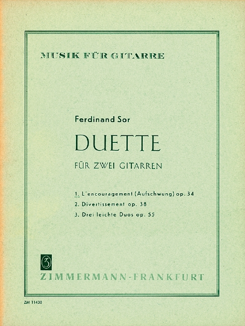 Front Cover Image Duette op. 34 