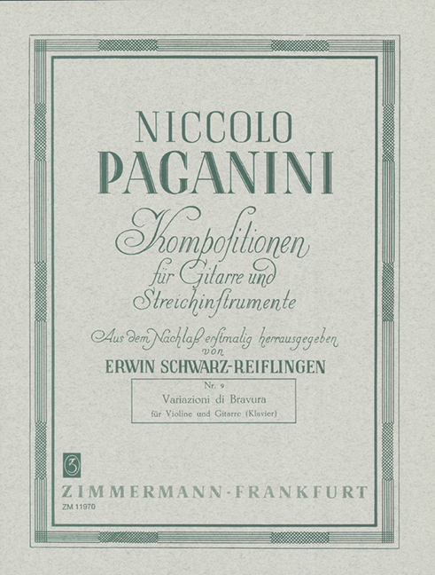 Front Cover Image Variazioni di Bravura 9