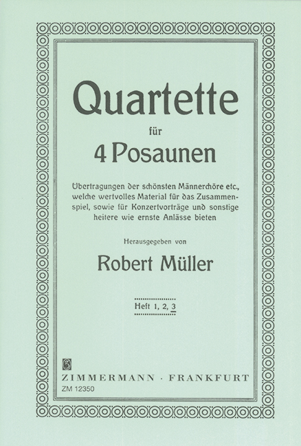 Front Cover Image Quartette Heft 3