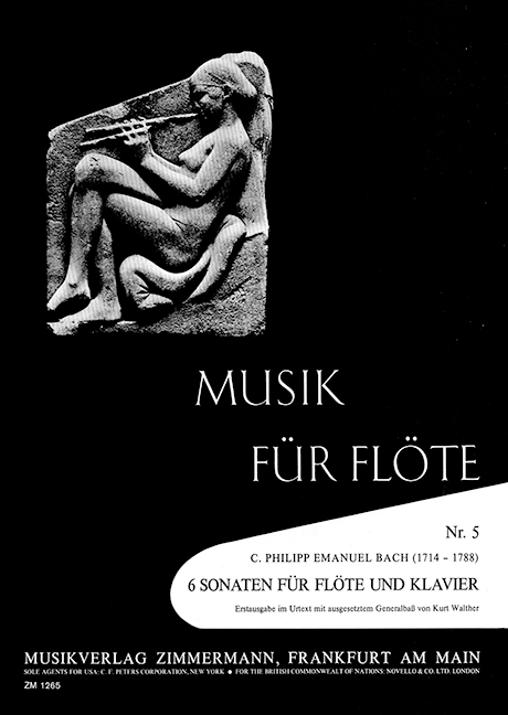 Front Cover Image 6 Sonaten Wq 130 