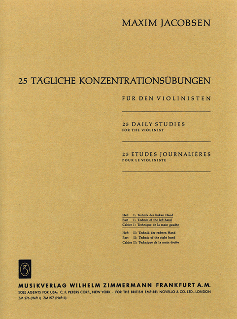 Front Cover Image 25 tägliche Konzentrationsübungen Heft 1