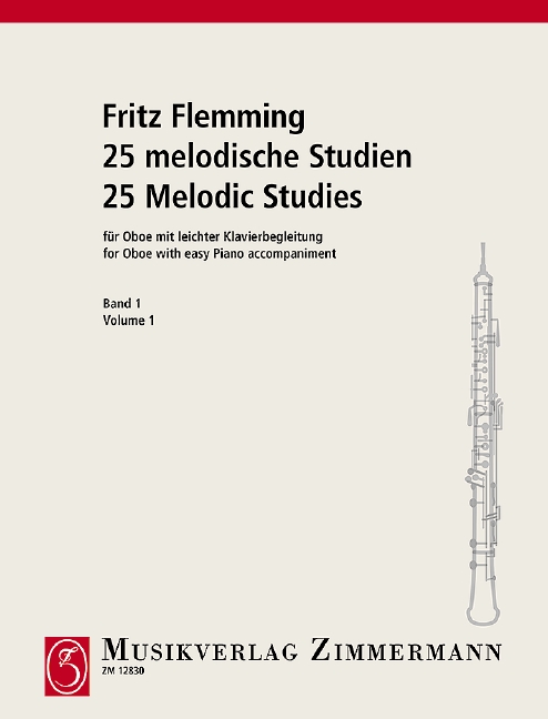 Front Cover Image 25 melodische Studien Heft 1