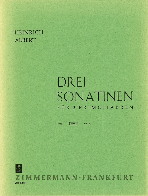 Front Cover Image Drei Sonatinen 
