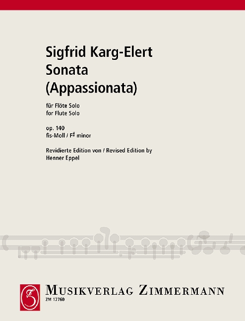 Front Cover Image Sonata (Appassionata) op. 140 
