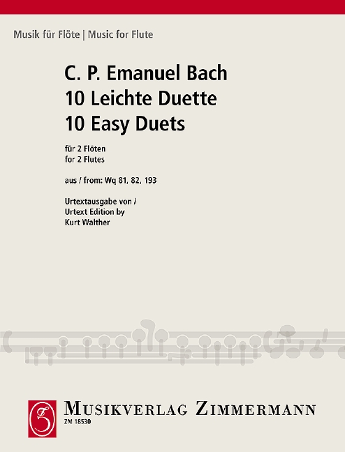 Front Cover Image 10 Leichte Duette Wq 81, 82, 193 