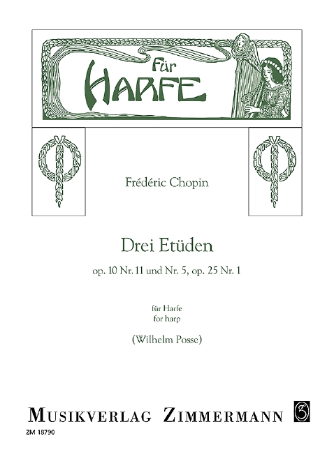 Front Cover Image Drei Etüden op. 10/11 und 5, op. 25/,1 