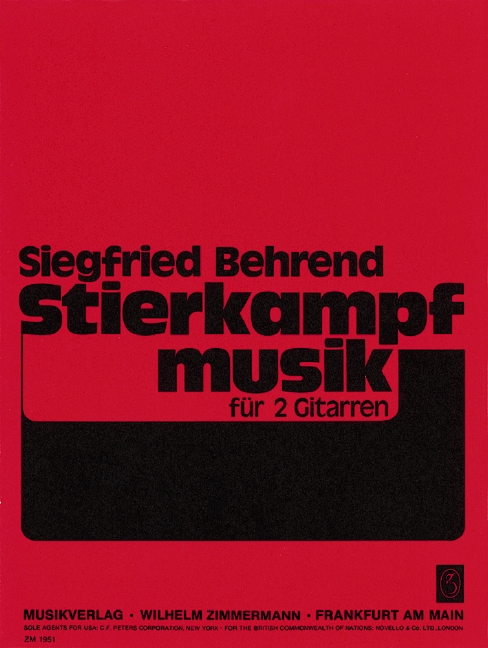 Front Cover Image Stierkampf-Musik 