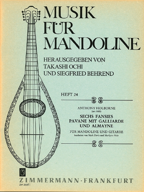 Front Cover Image Sechs Fansies und Pavane 24