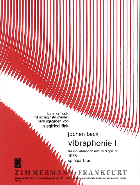 Front Cover Image Vibraphonie I 