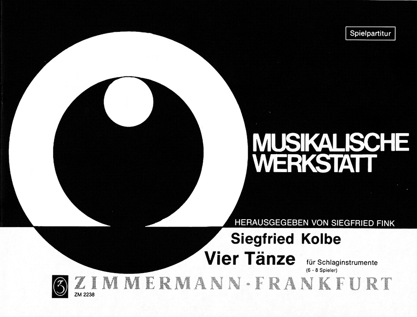 Front Cover Image Vier Tänze 