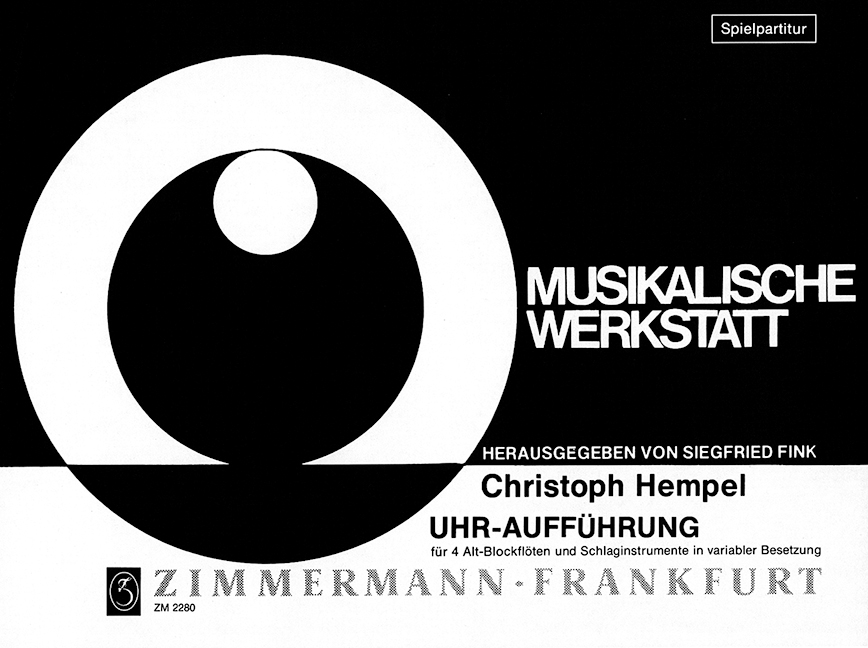 Front Cover Image ”Uhr-Aufführung“ 
