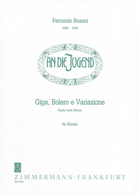 Front Cover Image An die Jugend 