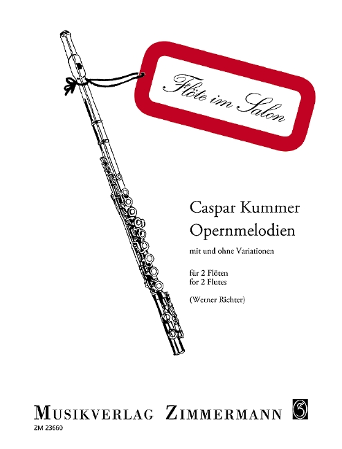 Front Cover Image Opernmelodien mit und ohne Variationen 