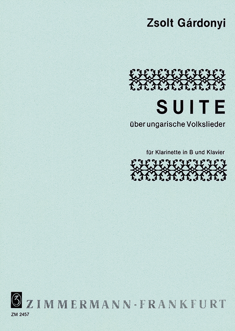 Front Cover Image Suite über ungarische Volkslieder 