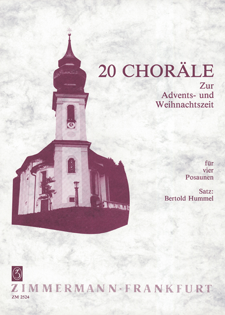 Front Cover Image 20 Choräle zur Advents- und Weihnachtszeit 