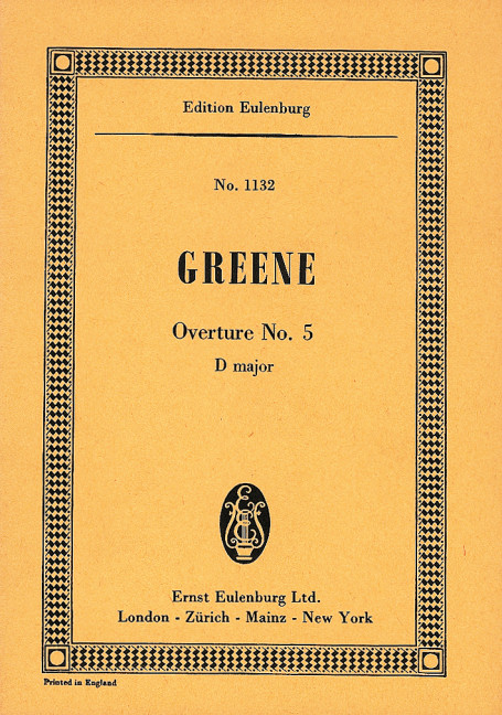 Other Cover Image Ouvertüre Nr. 5 D-Dur