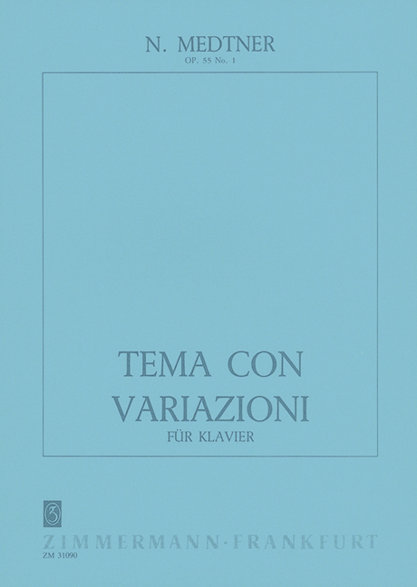 Front Cover Image Tema con variazioni op. 55/1 