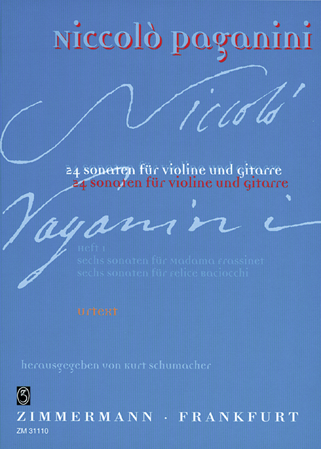 Front Cover Image Vierundzwanzig Sonaten Heft 1