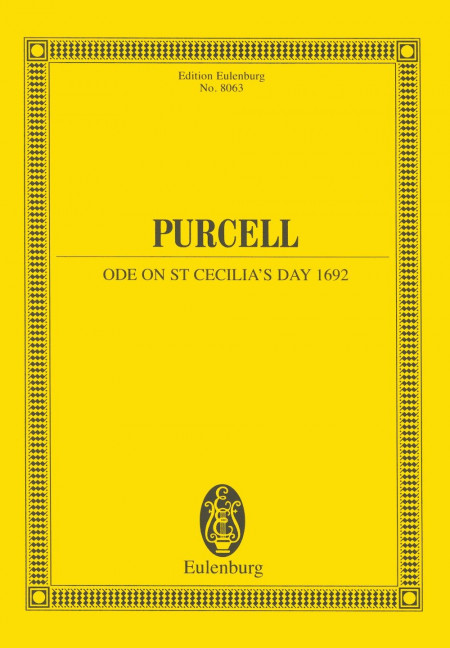 Other Cover Image Ode on St. Cecilia's Day 1692 Z 328 Z 328