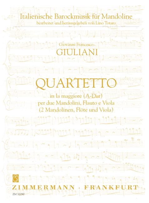 Front Cover Image Quartetto in la maggiore (A-Dur) 