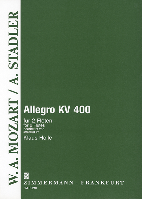 Front Cover Image Allegro KV 400 