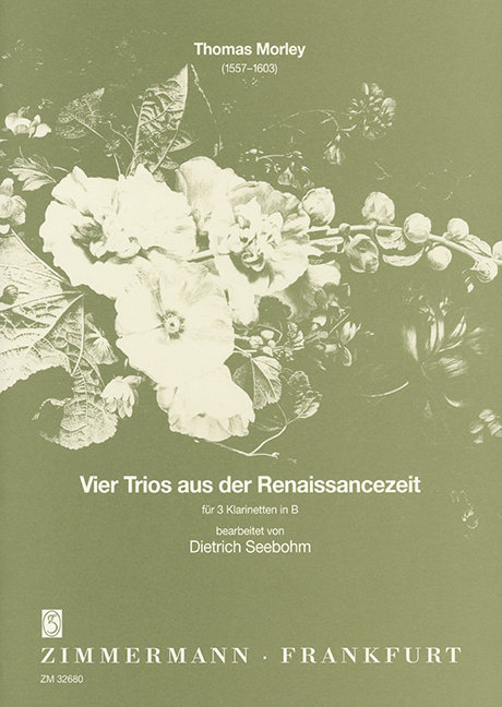 Front Cover Image Vier Trios aus der Renaissancezeit 