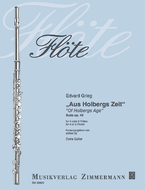 Front Cover Image Aus Holbergs Zeit op. 40 