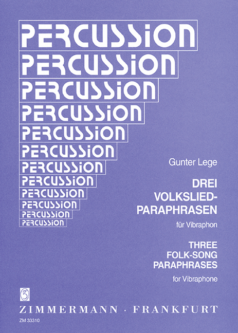 Front Cover Image Drei Volkslied-Paraphrasen 