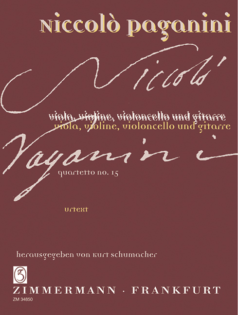 Front Cover Image Quartetto No. 15 a-Moll 