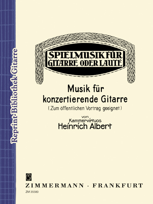 Front Cover Image Musik für konzertierende Gitarre 