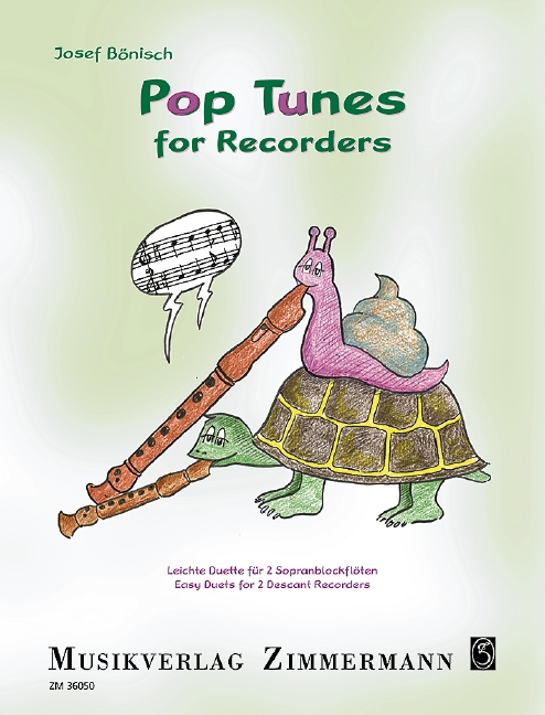 Front Cover Image Pop Tunes for Recorders 