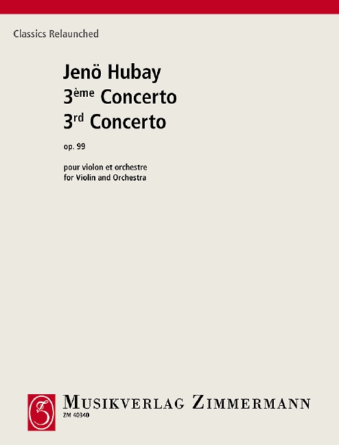 Front Cover Image 3. Concerto g-Moll op. 99 