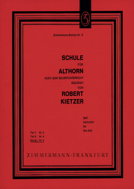 Front Cover Image Schule für Althorn 