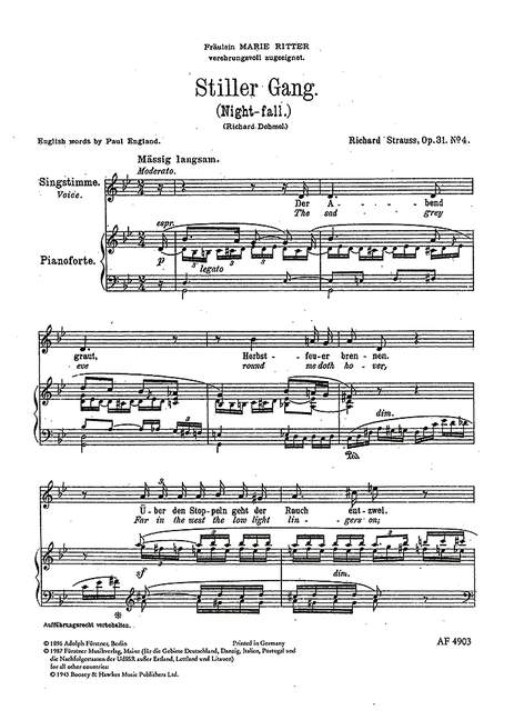 Front Cover Image Stiller Gang op. 31/4 