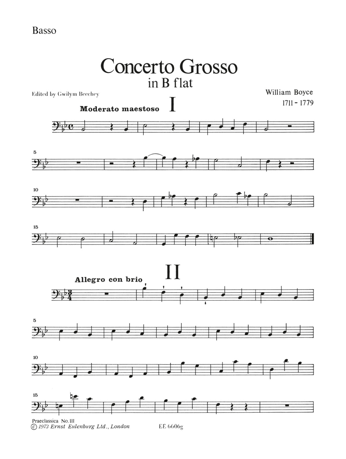 Front Cover Image Concerto grosso B-Dur