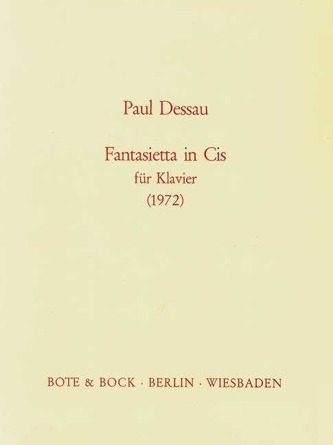 Front Cover Image Fantasietta in Cis 